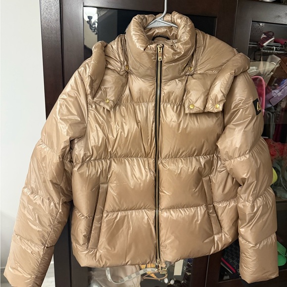 Moose Knuckles Light Brown Puffer Jacket - Picture 1 of 4